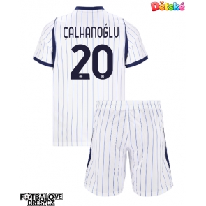 Inter Milan Hakan Calhanoglu #20 Dětské Venkovní dres komplet 2026-27 Krátký Rukáv (+ trenýrky)